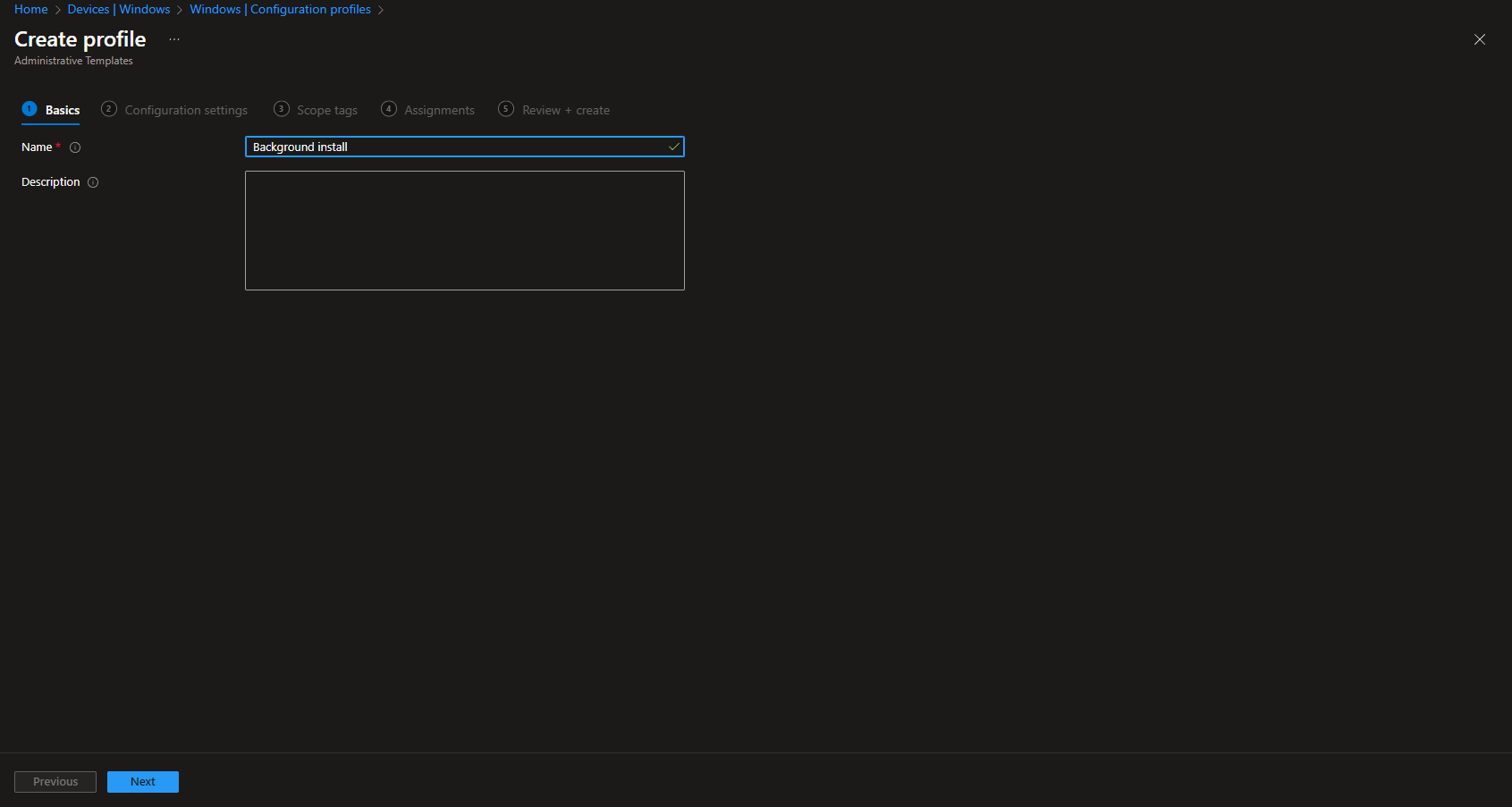 Setting wallpaper path and style